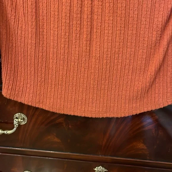 Free people, extra large top, burnt orange - Picture 5 of 9